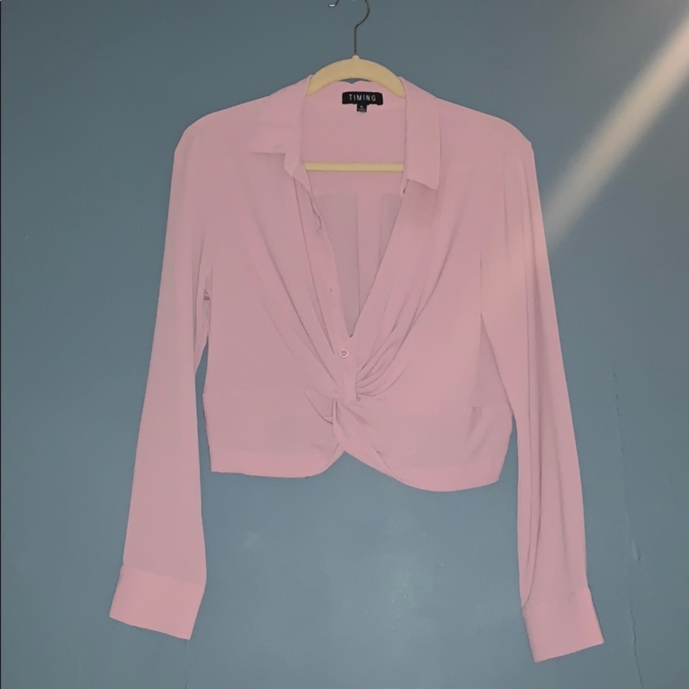 Cropped Button Down